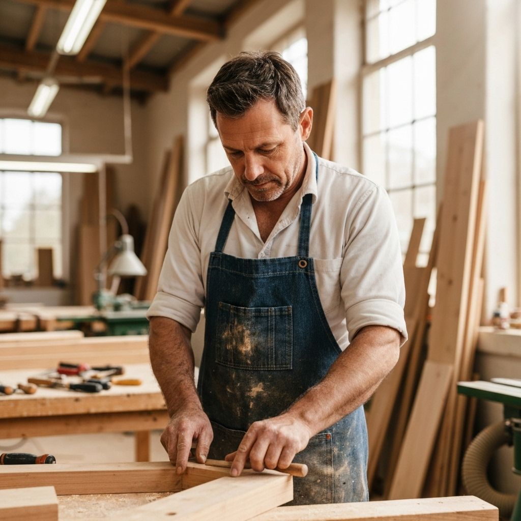 Tradesperson at work